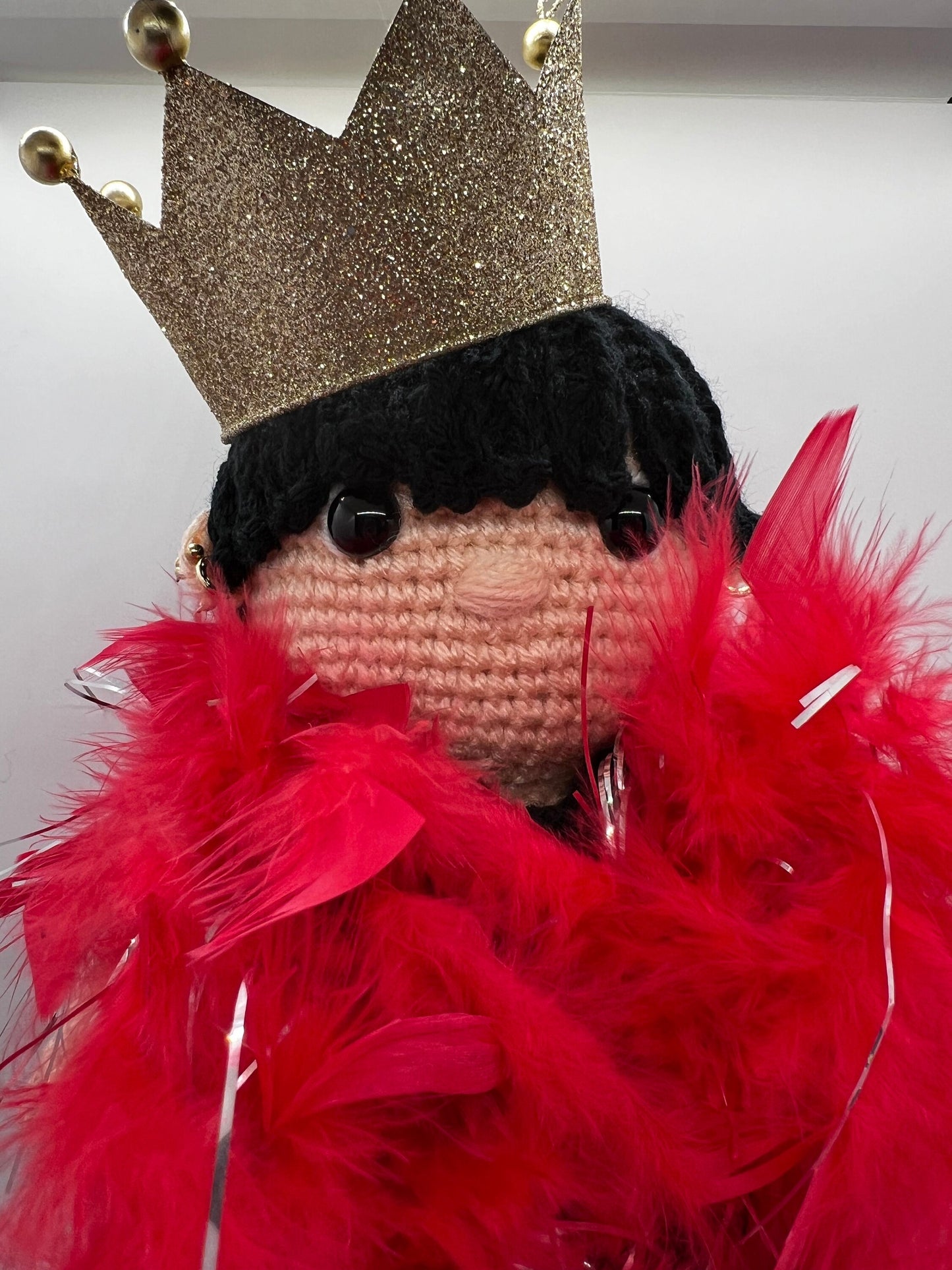 BTS King V who can make anything look beautiful. Hand crochet doll