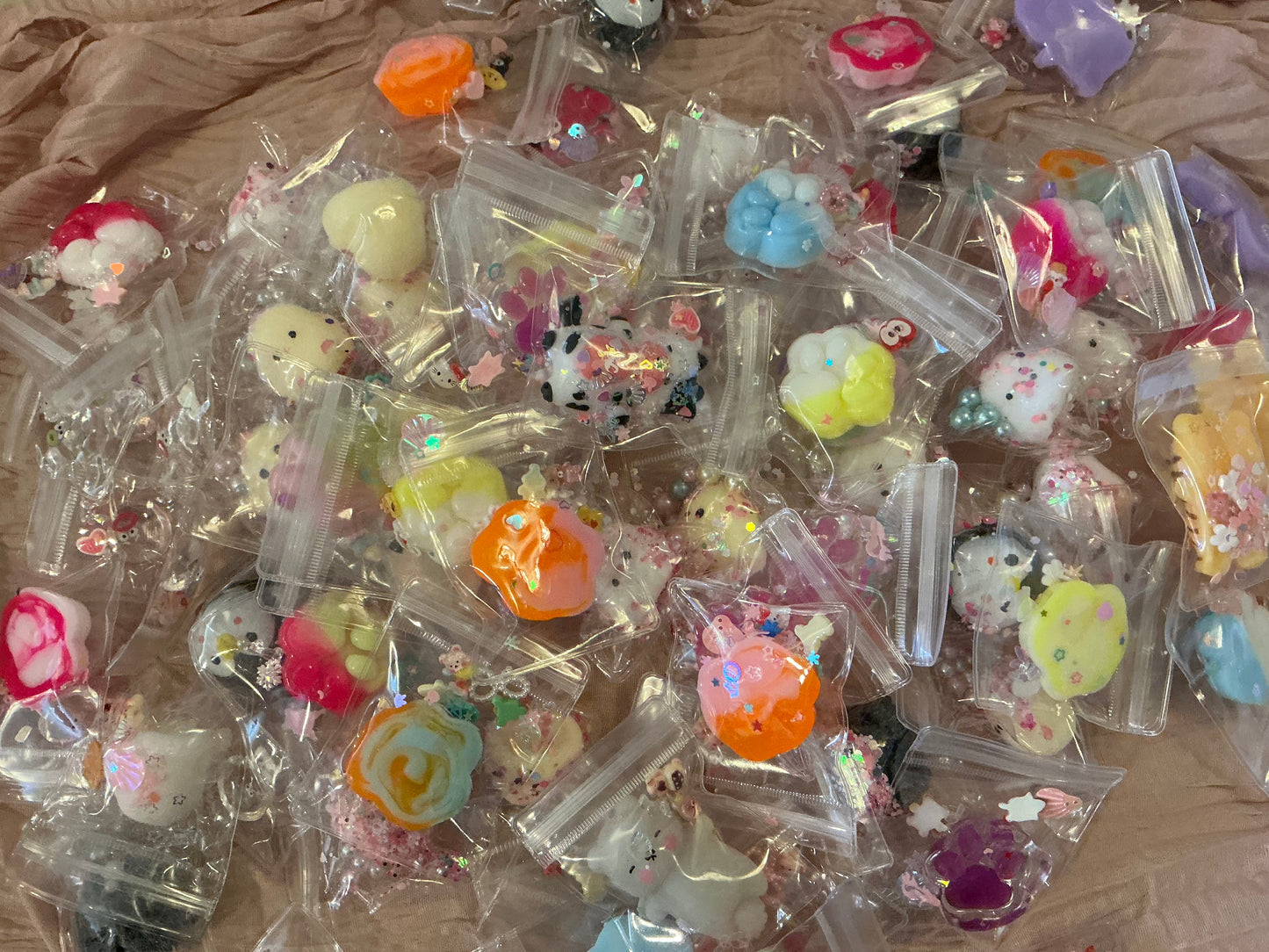 Mini squishies with bells