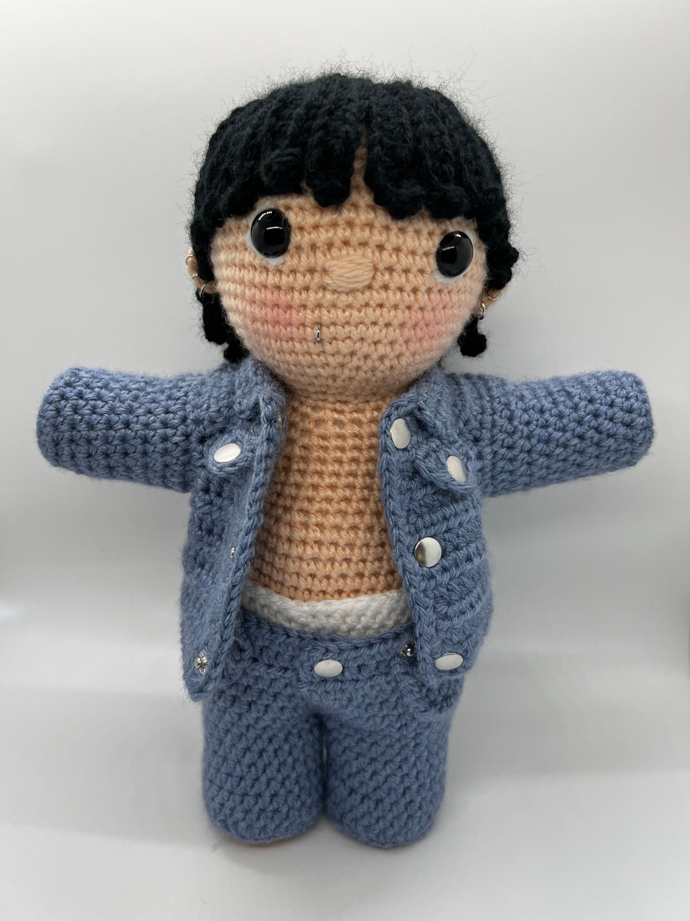 BTS Jung Kook for CK Jeans Crocheted Doll