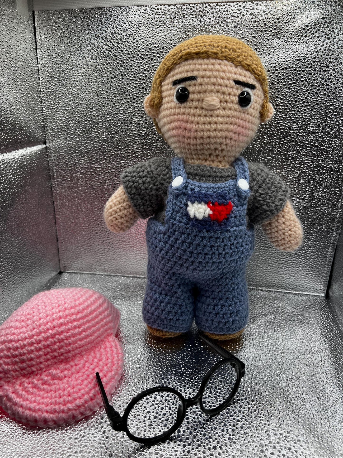 BTS RM Baepsae Dance Practice hand crocheted doll