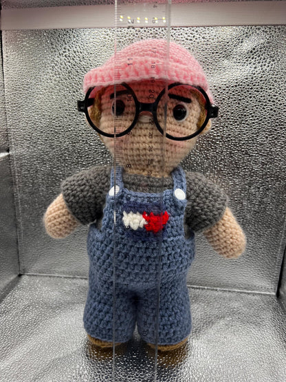 BTS RM Baepsae Dance Practice hand crocheted doll