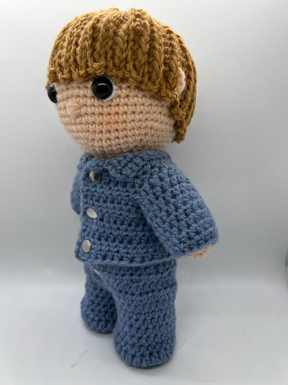 BTS Jimin ARMY song Closer Than This hand crocheted doll