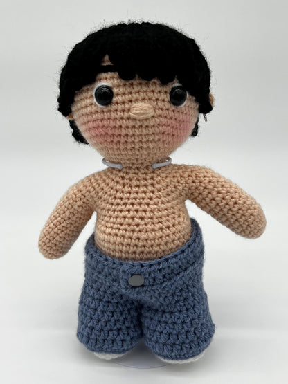 Made to order: BTS V Doll Dodgers Jersey, Handmade Kpop Fan Gift