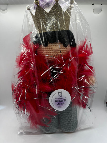 BTS King V who can make anything look beautiful. Hand crochet doll