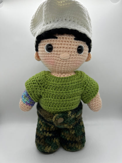 BTS Jung Kook dressed as a military chef!