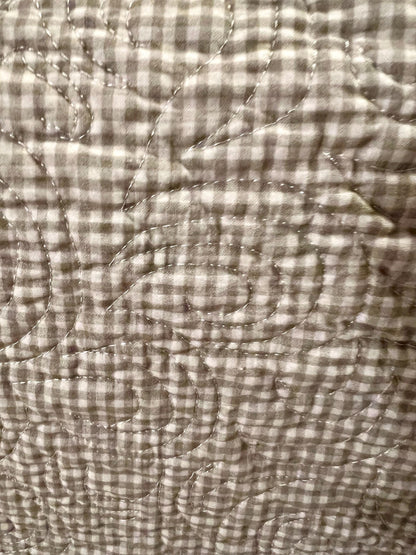 Handmade patchwork baby quilt like your grandma used to make