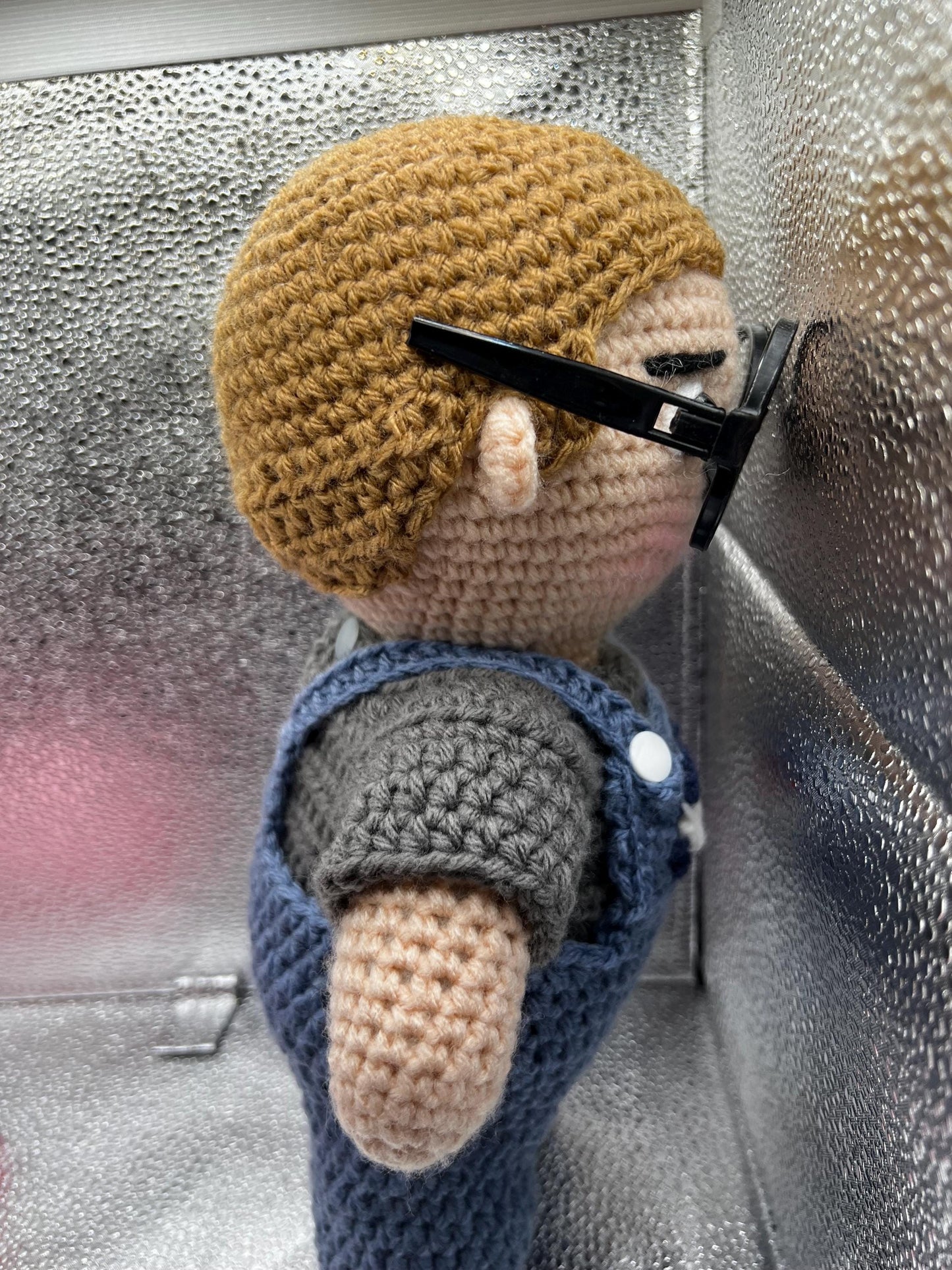 BTS RM Baepsae Dance Practice hand crocheted doll