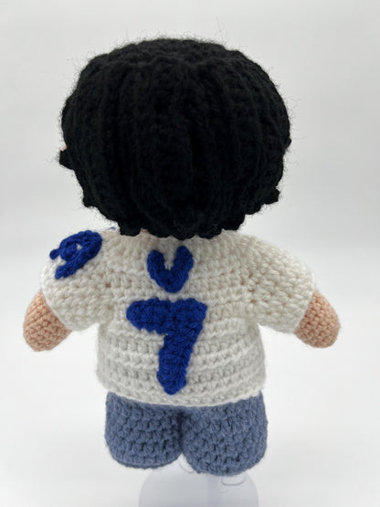 Made to order: BTS V Doll Dodgers Jersey, Handmade Kpop Fan Gift