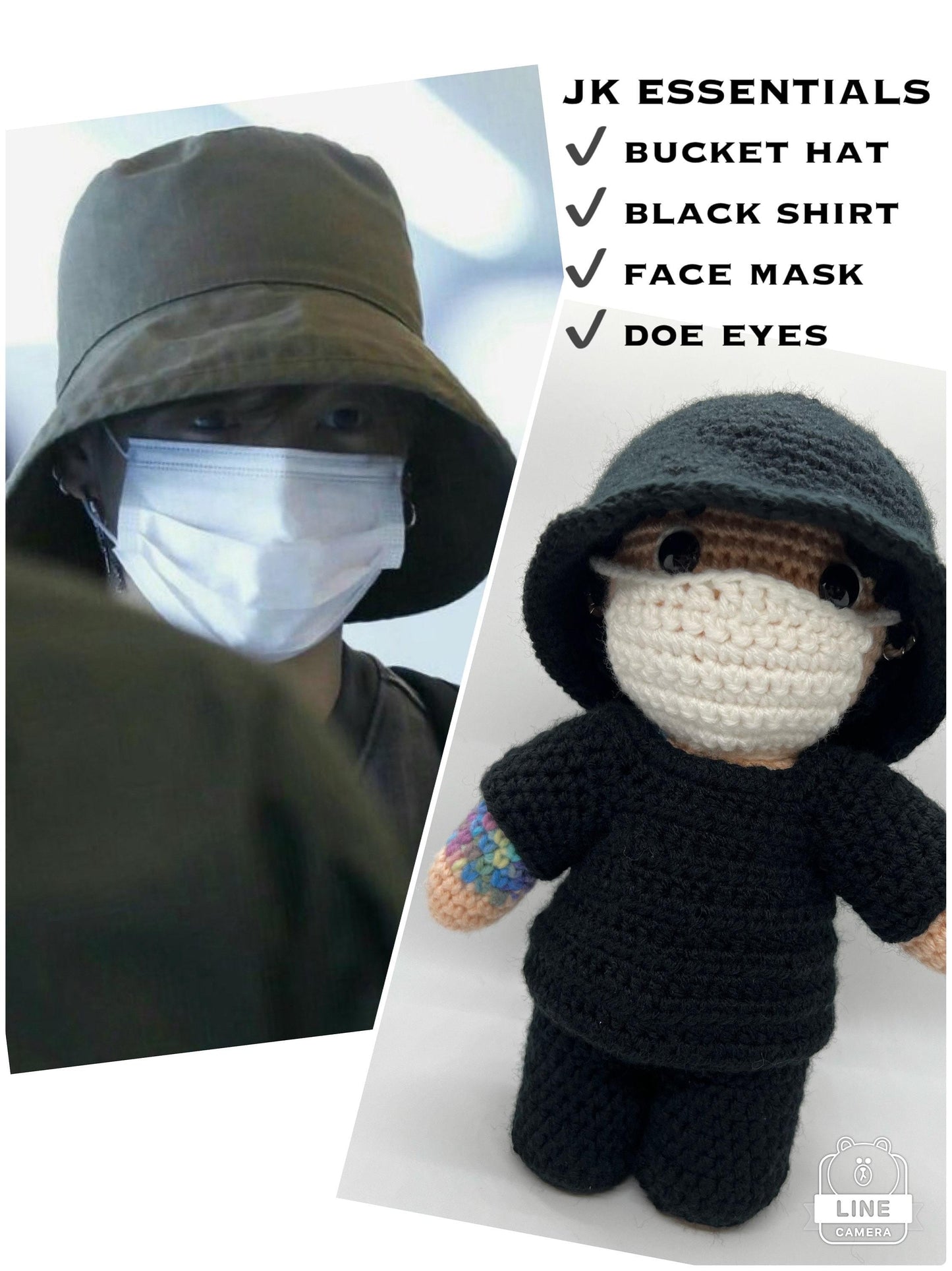Made to order: BTS Jung Kook Essential Doll