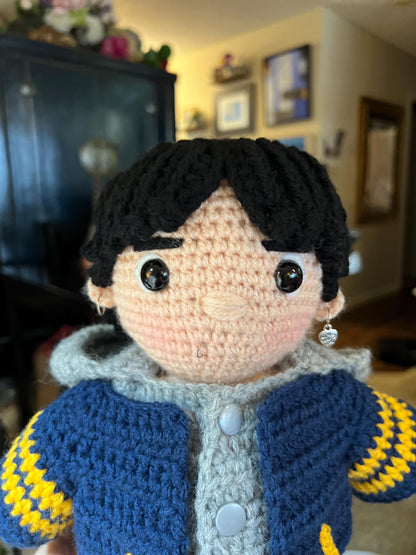 Made to order: BTS Jung Kook GOLDEN Showcase crocheted doll