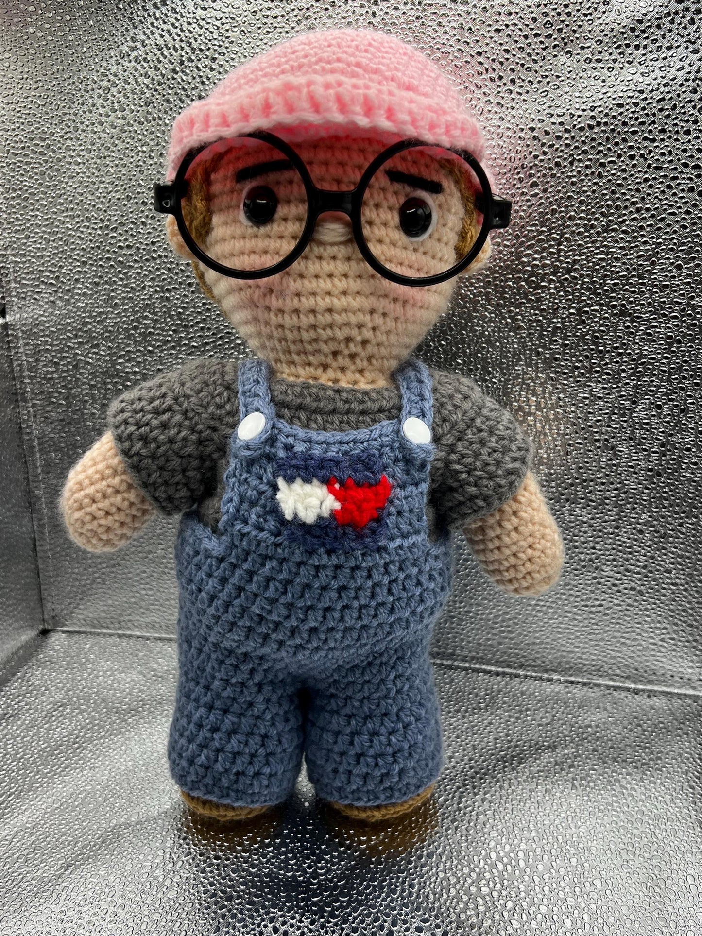 BTS RM Baepsae Dance Practice hand crocheted doll