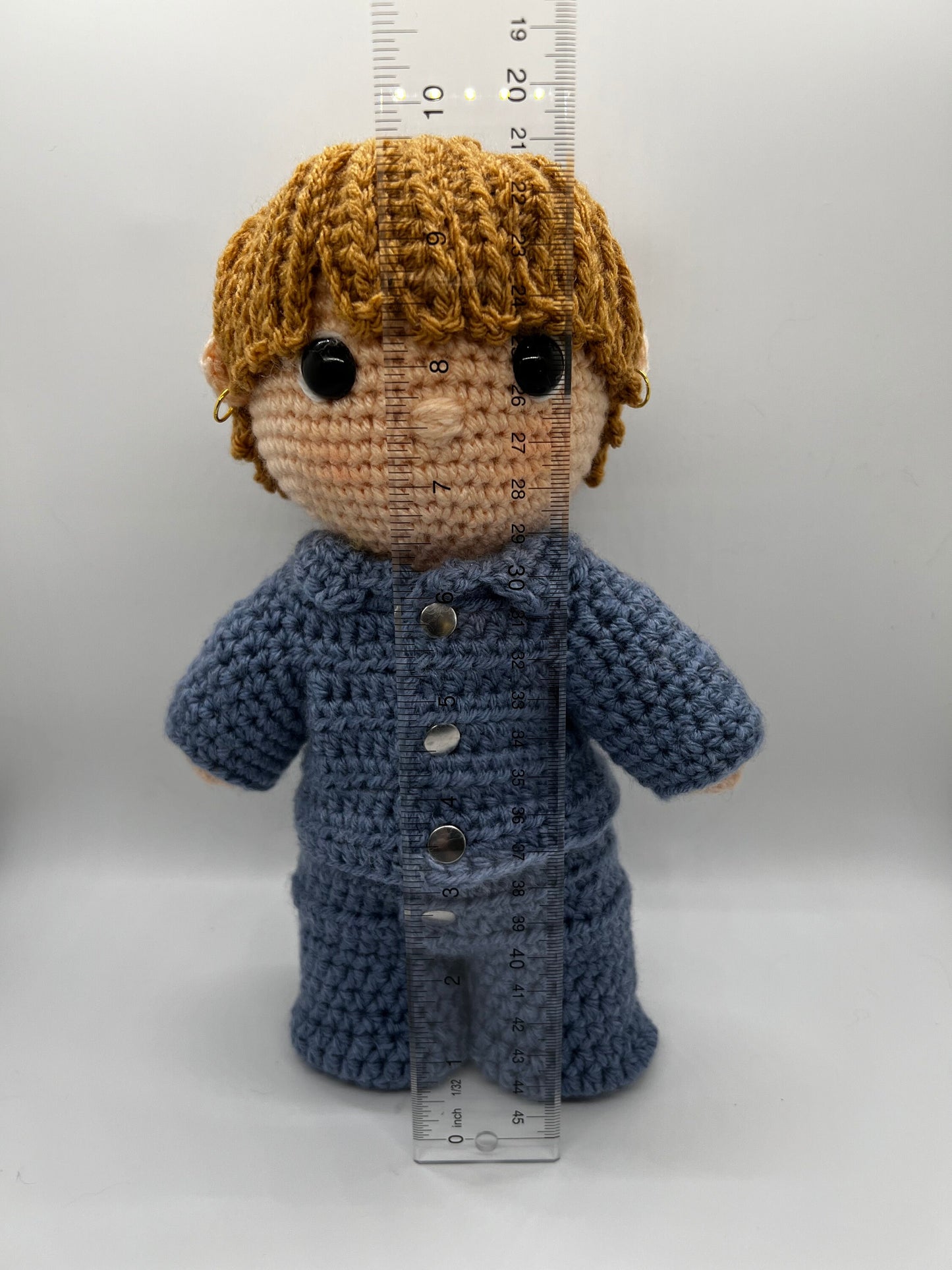 BTS Jimin ARMY song Closer Than This hand crocheted doll