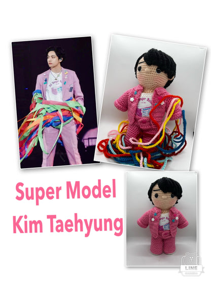 BTS V Fierce Kim Taehyung Super Model