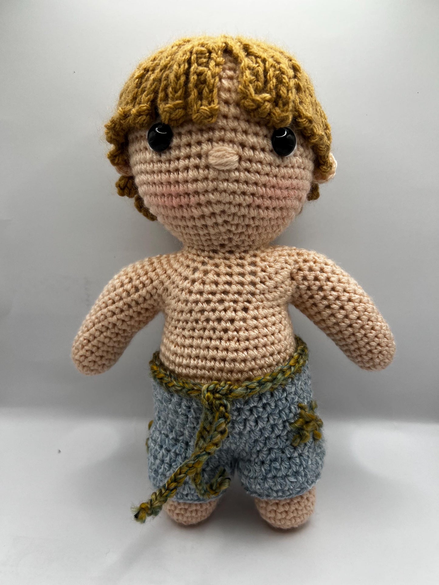 BTS V from vlog Are You Sure?! Jeju Island hand crocheted doll