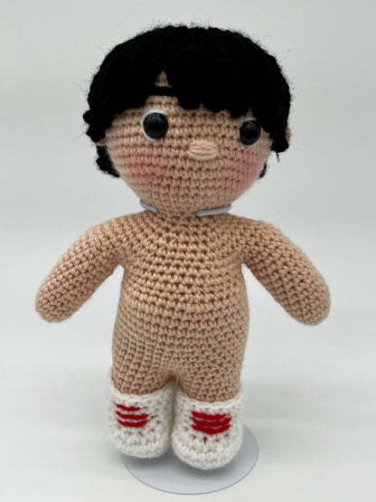 Made to order: BTS V Doll Dodgers Jersey, Handmade Kpop Fan Gift