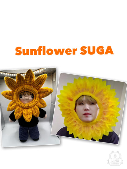 BTS SUGA when he had to dress as a sunflower
