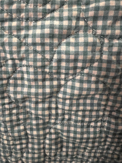 Handmade patchwork baby quilt like your grandma used to make