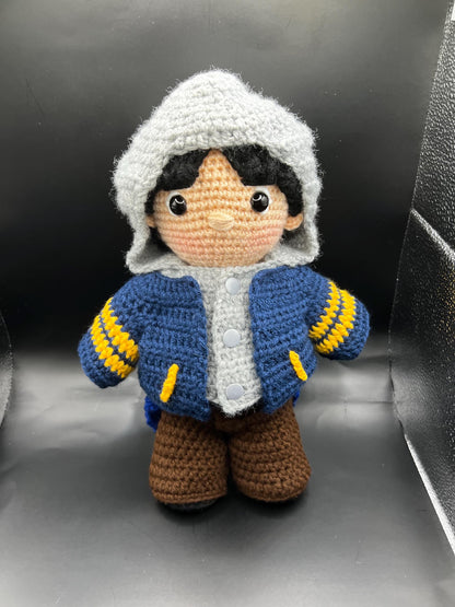 Made to order: BTS Jung Kook GOLDEN Showcase crocheted doll