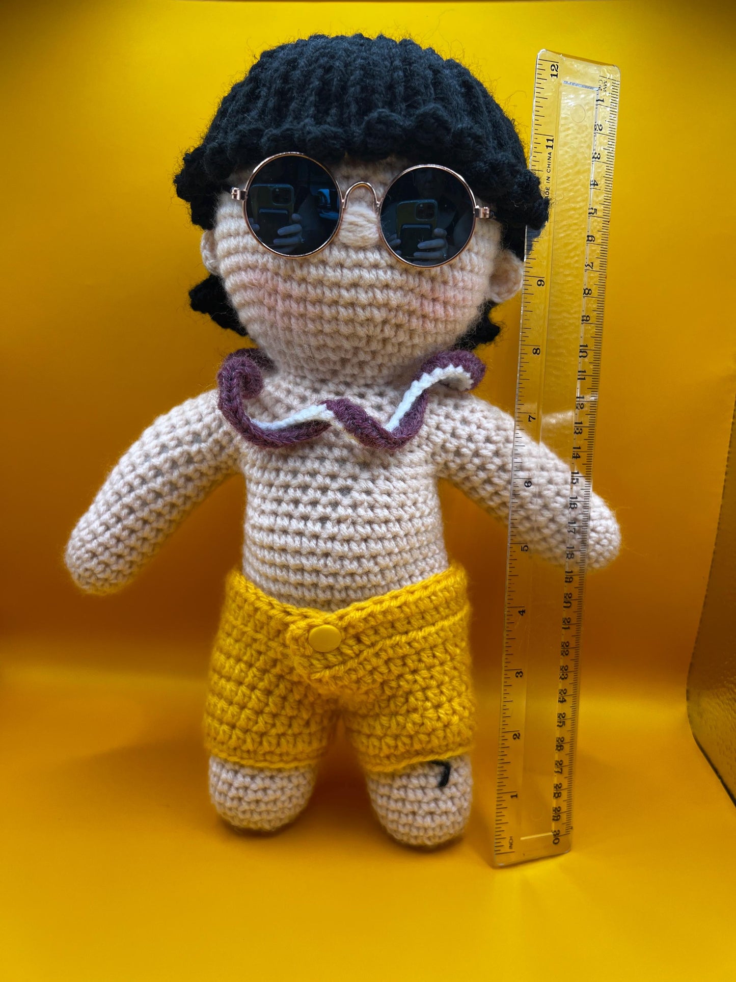 BTS V in Hawaii crocheted doll