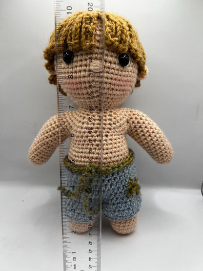 BTS V from vlog Are You Sure?! Jeju Island hand crocheted doll