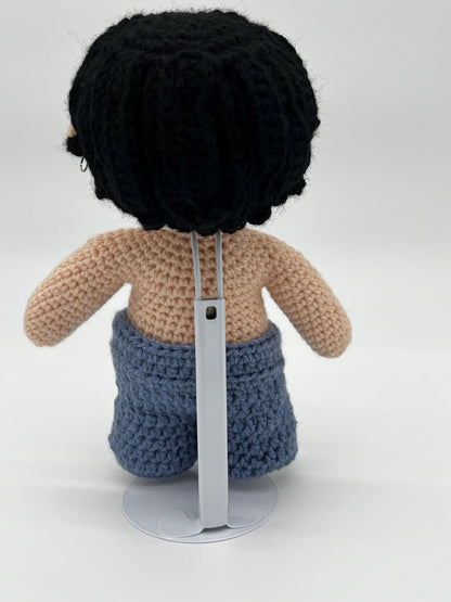 Made to order: BTS V Doll Dodgers Jersey, Handmade Kpop Fan Gift