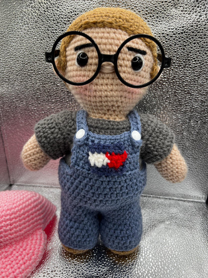 BTS RM Baepsae Dance Practice hand crocheted doll