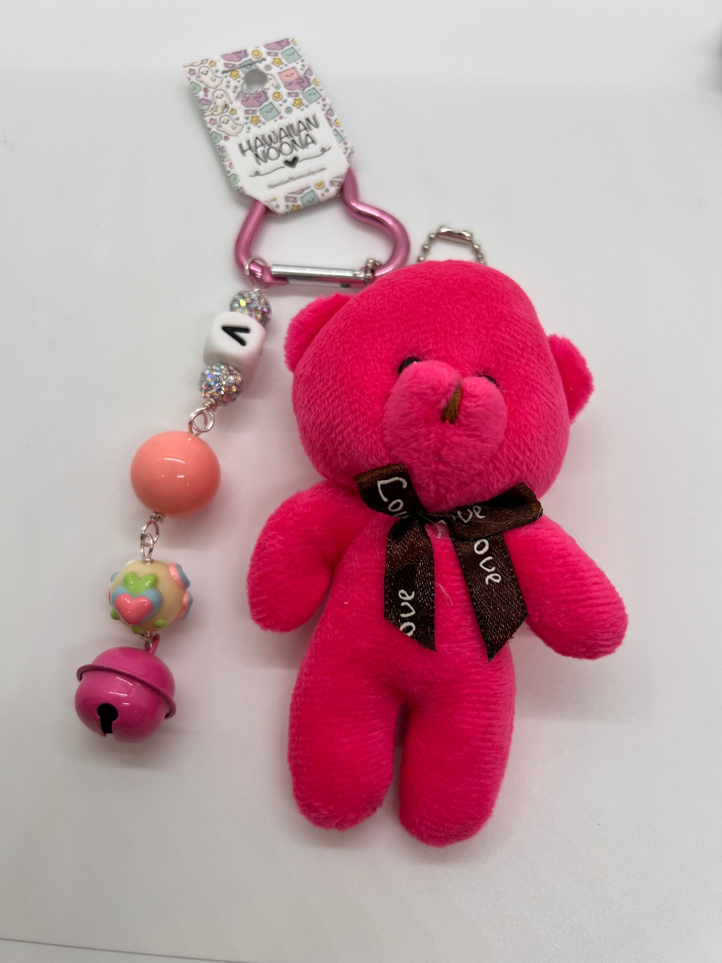 V bag charms with bears