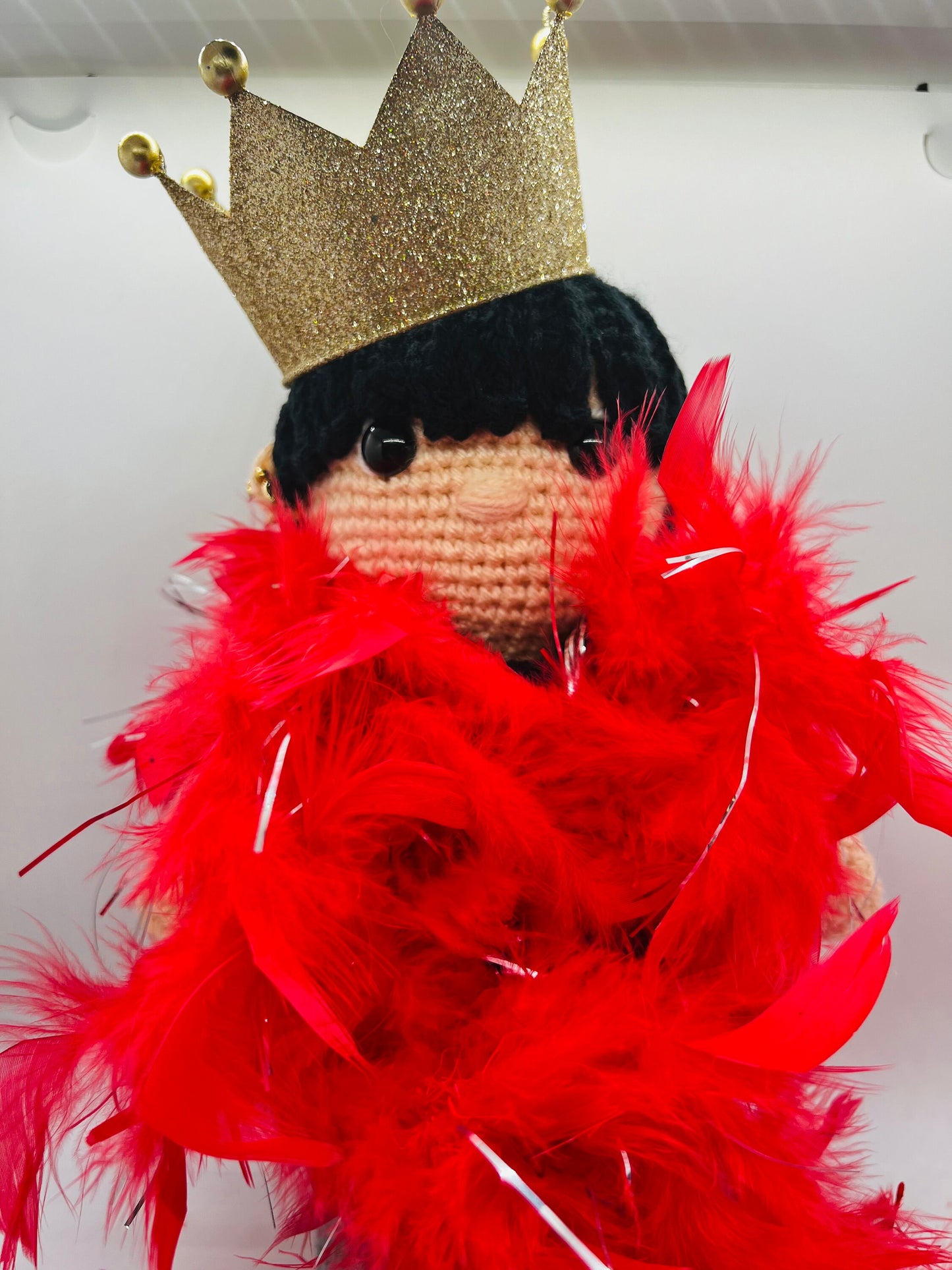 BTS King V who can make anything look beautiful. Hand crochet doll