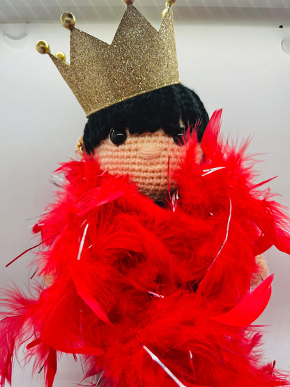 BTS King V who can make anything look beautiful. Hand crochet doll