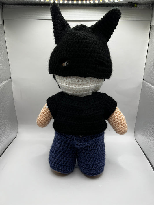 BTS V: Bat Hyung Taekook with a Batman beanie