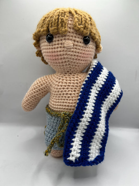 BTS V from vlog Are You Sure?! Jeju Island hand crocheted doll