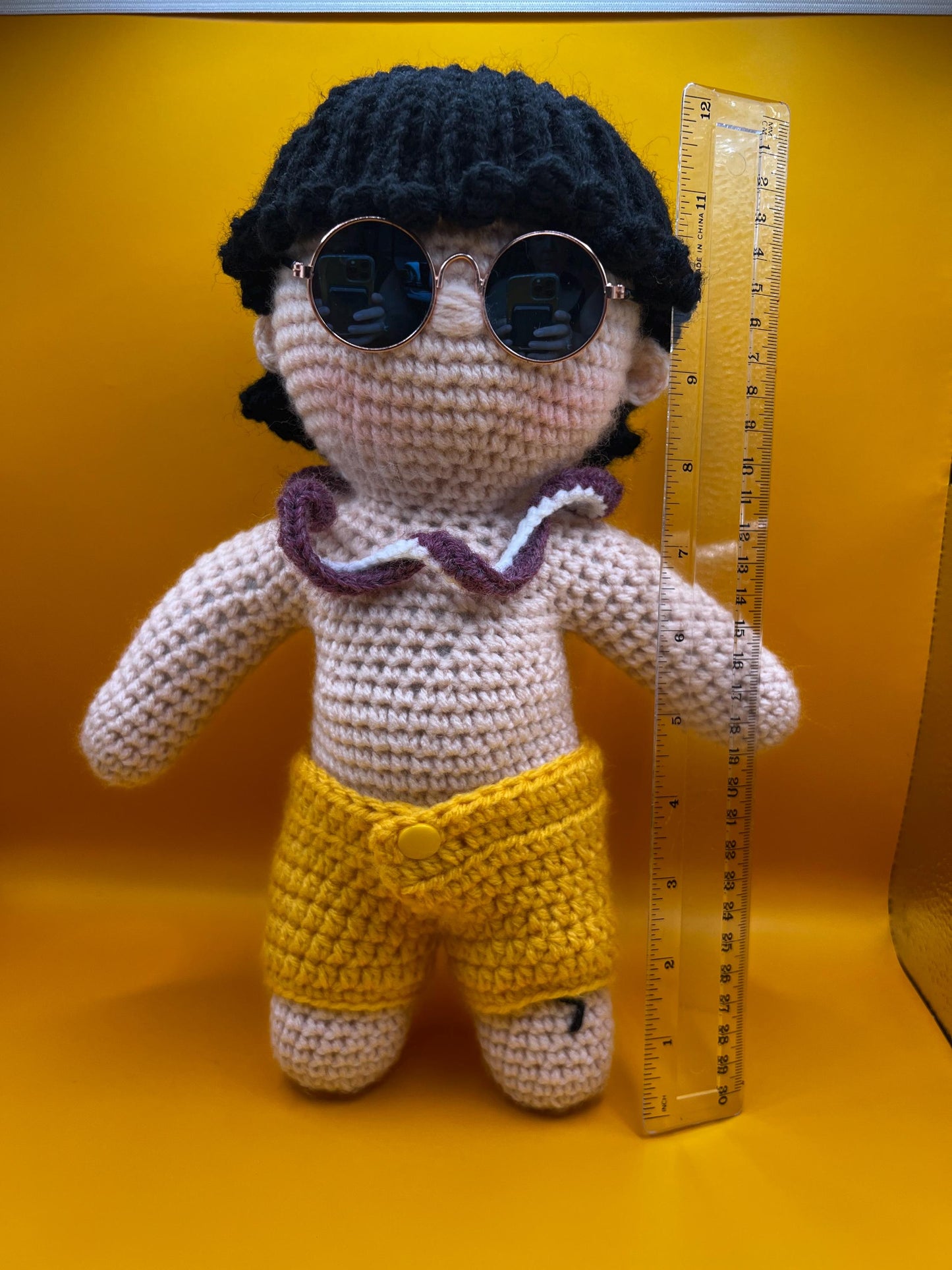 BTS V in Hawaii crocheted doll
