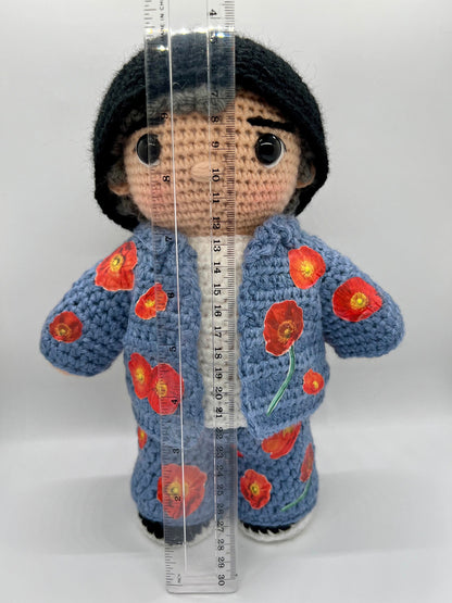 BTS RM Red Poppy Outfit Permission To Dance On Stage Las Vegas, 2022