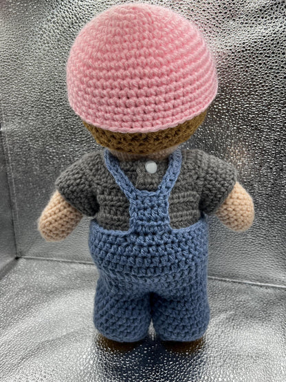 BTS RM Baepsae Dance Practice hand crocheted doll