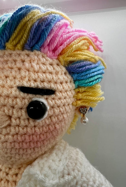 BTS Jimin Hotter Butter hand-crocheted chubby doll